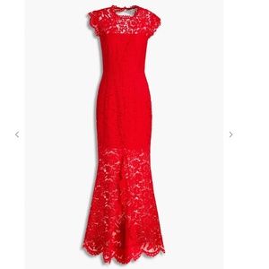 Rachel Zoe Estelle Cutout Back Maxi Dress in Red